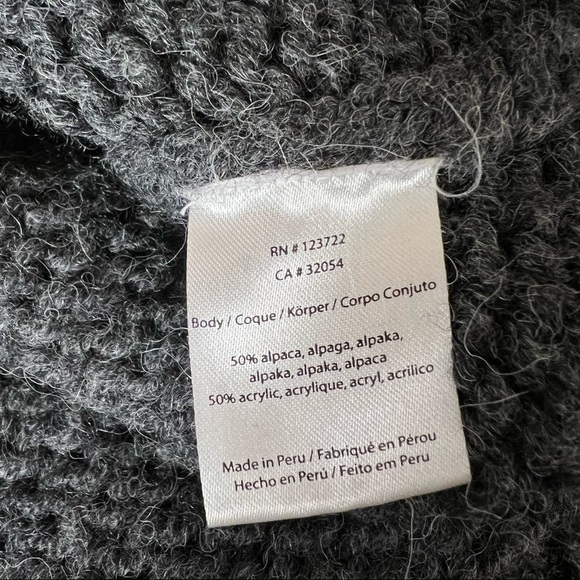 XIRENA Alpaca Blend 90s Colorblock Stripe Après Ski Pullover Crewneck‎ Sweater S - Picture 8 of 8